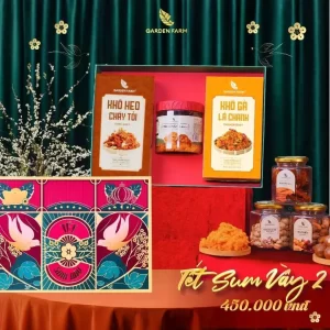 Hộp quà tết Garden Farm 2026-TẾT SUM VẦY 2(kèm túi)