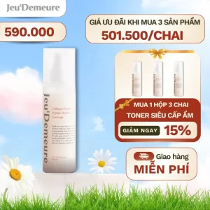 Toner cấp ẩm chứa Collagen  Jeu'Demeure-Siêu thẩm thấu (180ml)