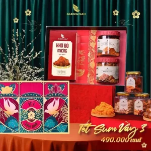 Hộp quà tết Garden Farm 2026 -TẾT SUM VẦY 1  (kèm túi)