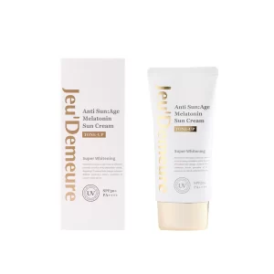 Kem chống nắng Melatonin Jeu'Demeure-Nâng tone da (tuýa 50ml)